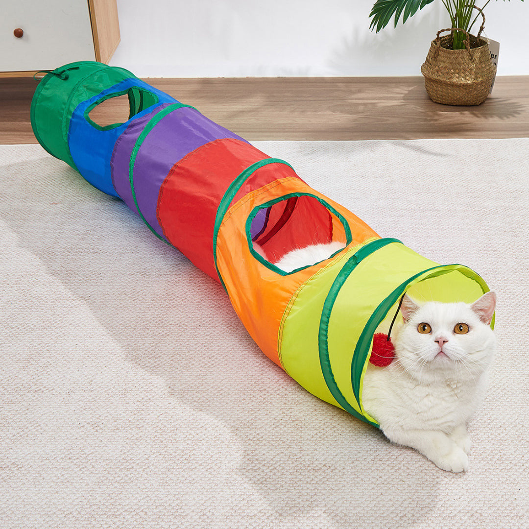 Labirinto e Túnel Dobrável para Gatos